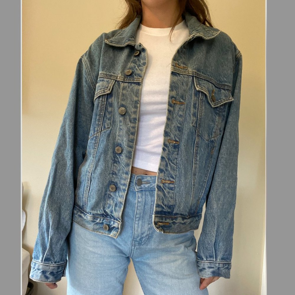 Brandy Melville Blue Denim Jean Jacket